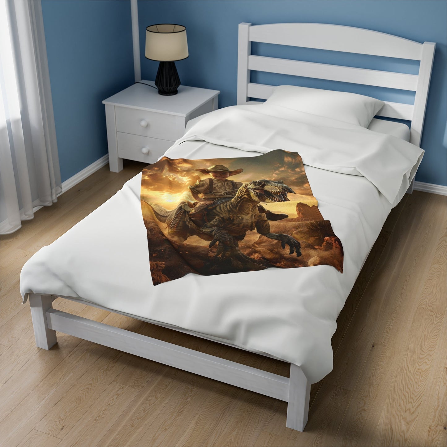 Riding the Dinosaur - Custom Blanket