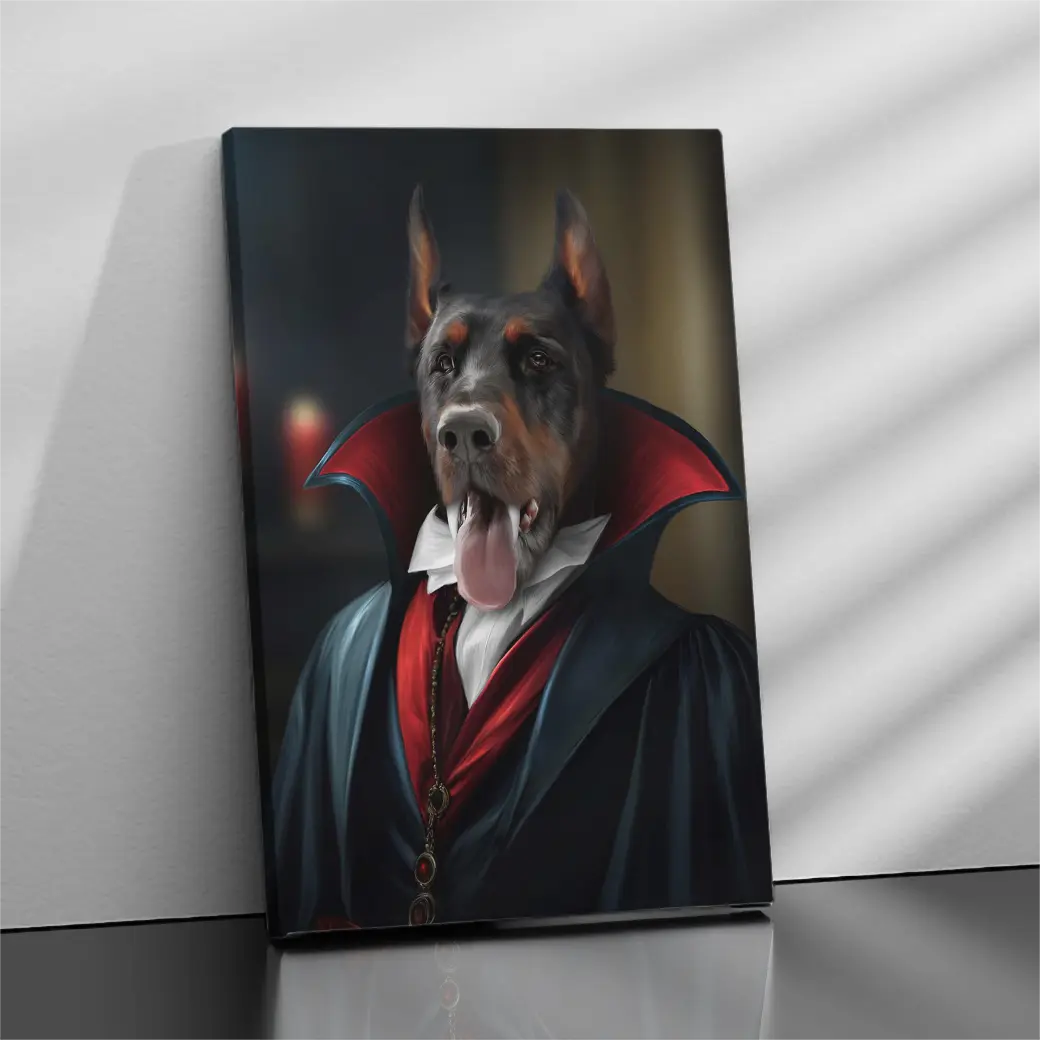 Dracula Pet Portrait