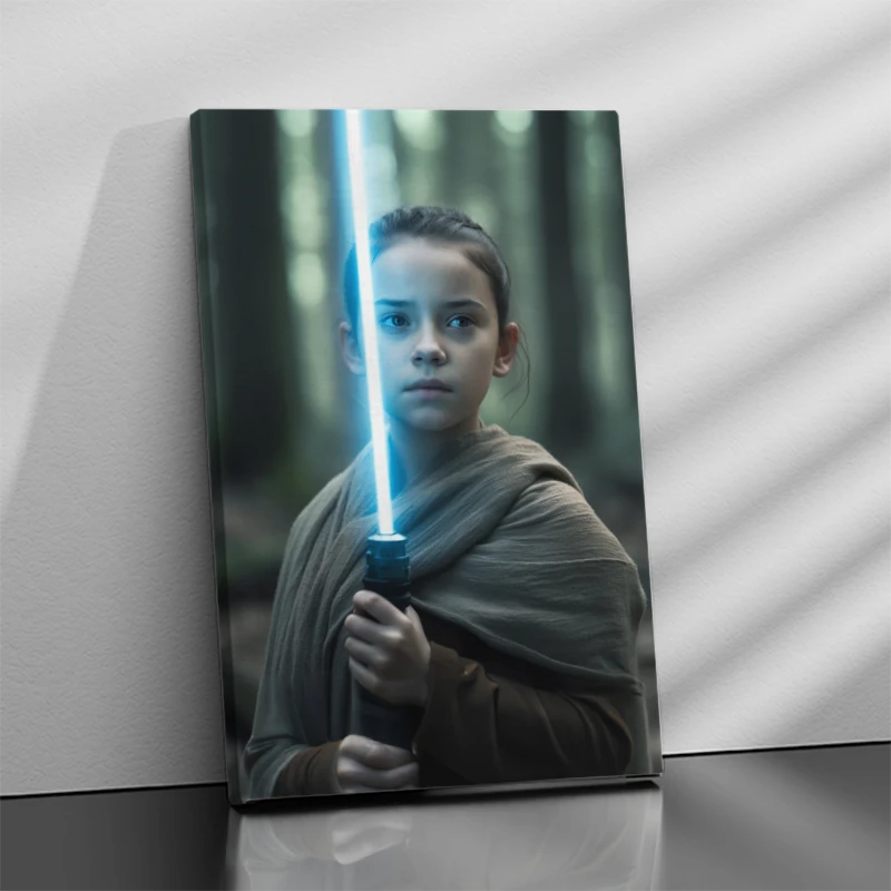 Example of Young Jedi Star Wars portrait