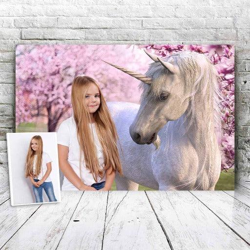 Pink Unicorn - Custom Portrait - Fabulous Portrait