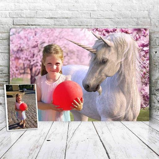 Pink Unicorn - Custom Portrait - Fabulous Portrait