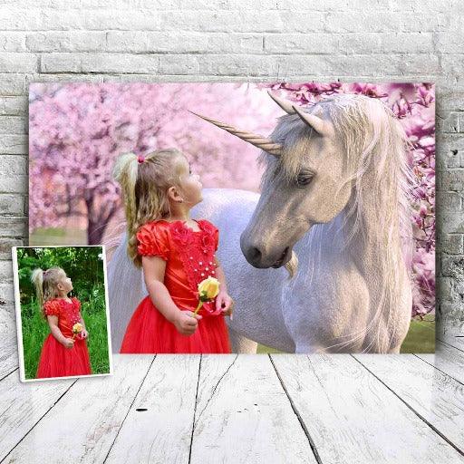 Pink Unicorn - Custom Portrait - Fabulous Portrait