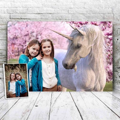 Pink Unicorn - Custom Portrait - Fabulous Portrait