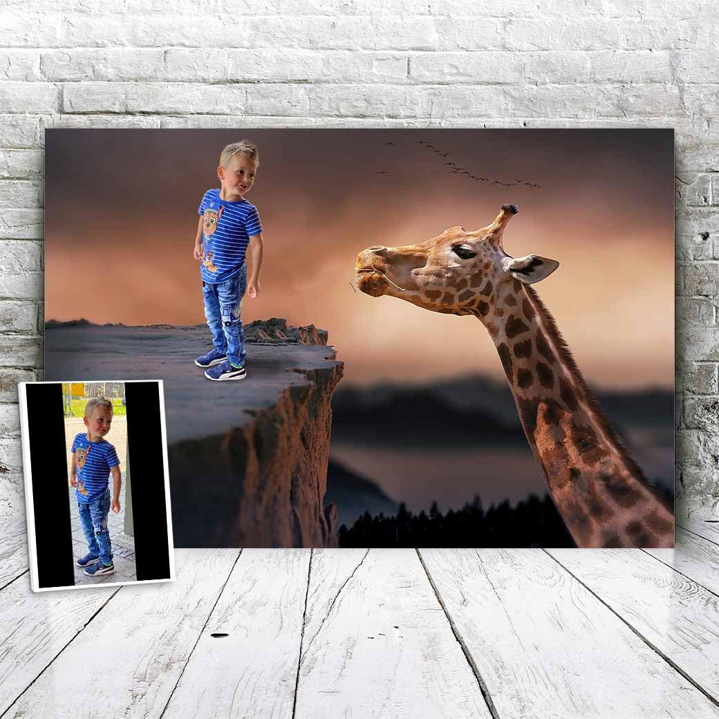 Eating Giraffe - Fabulous Portrait