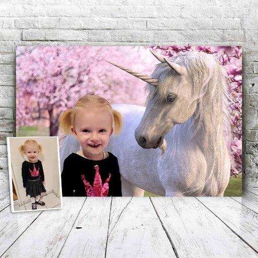 Pink Unicorn - Custom Portrait - Fabulous Portrait