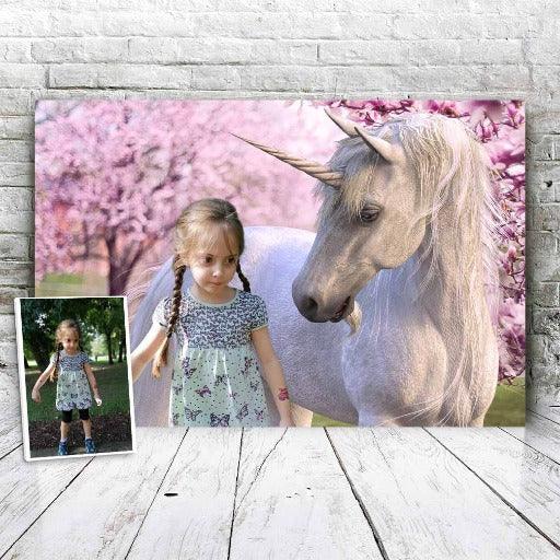 Pink Unicorn - Custom Portrait - Fabulous Portrait