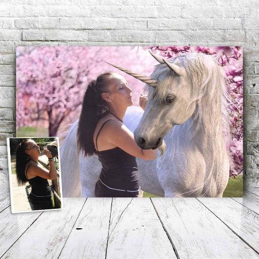 Pink Unicorn - Custom Portrait - Fabulous Portrait