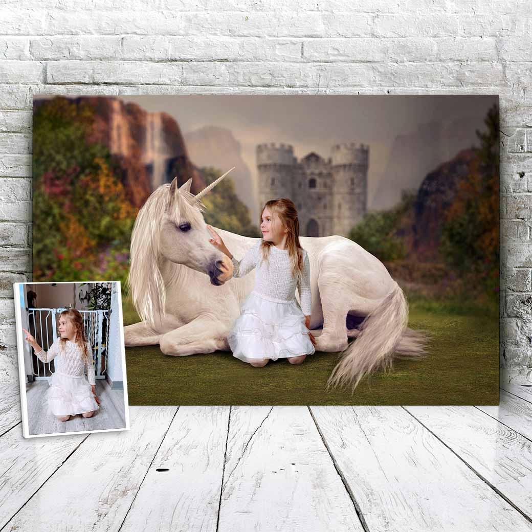 Unicorn Castle - Custom Portrait - Fabulous Portrait
