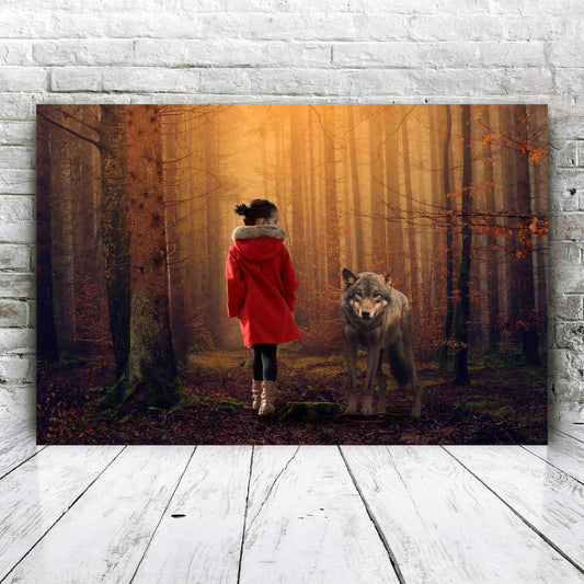 Lobo en el bosque