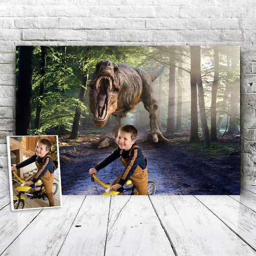 Example Dino Forest canvas 4