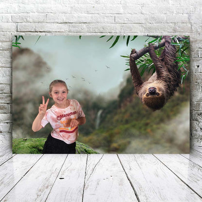 Hanging Sloth - Fabulous Portrait
