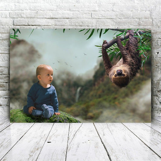 Hanging Sloth - Fabulous Portrait