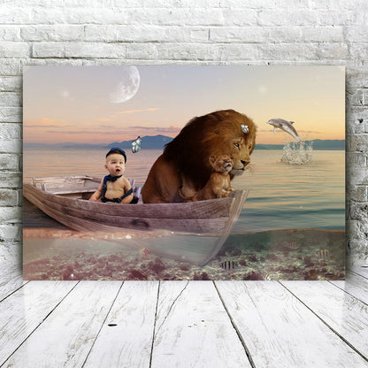 Lion Boat - Custom Portrait