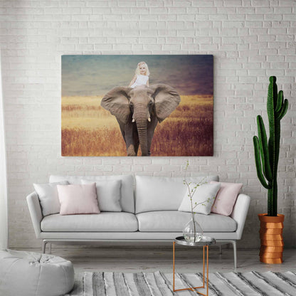 Op de olifant - Unieke Foto