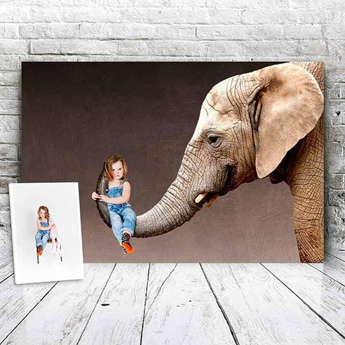 Example of Elephant Trunk portrait 2