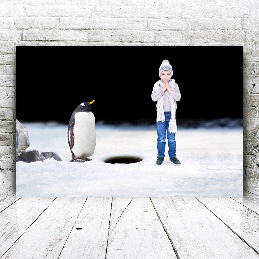 Winter Penguin - Custom Portrait