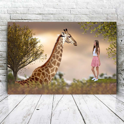 Sweet Giraffe - Custom Portrait