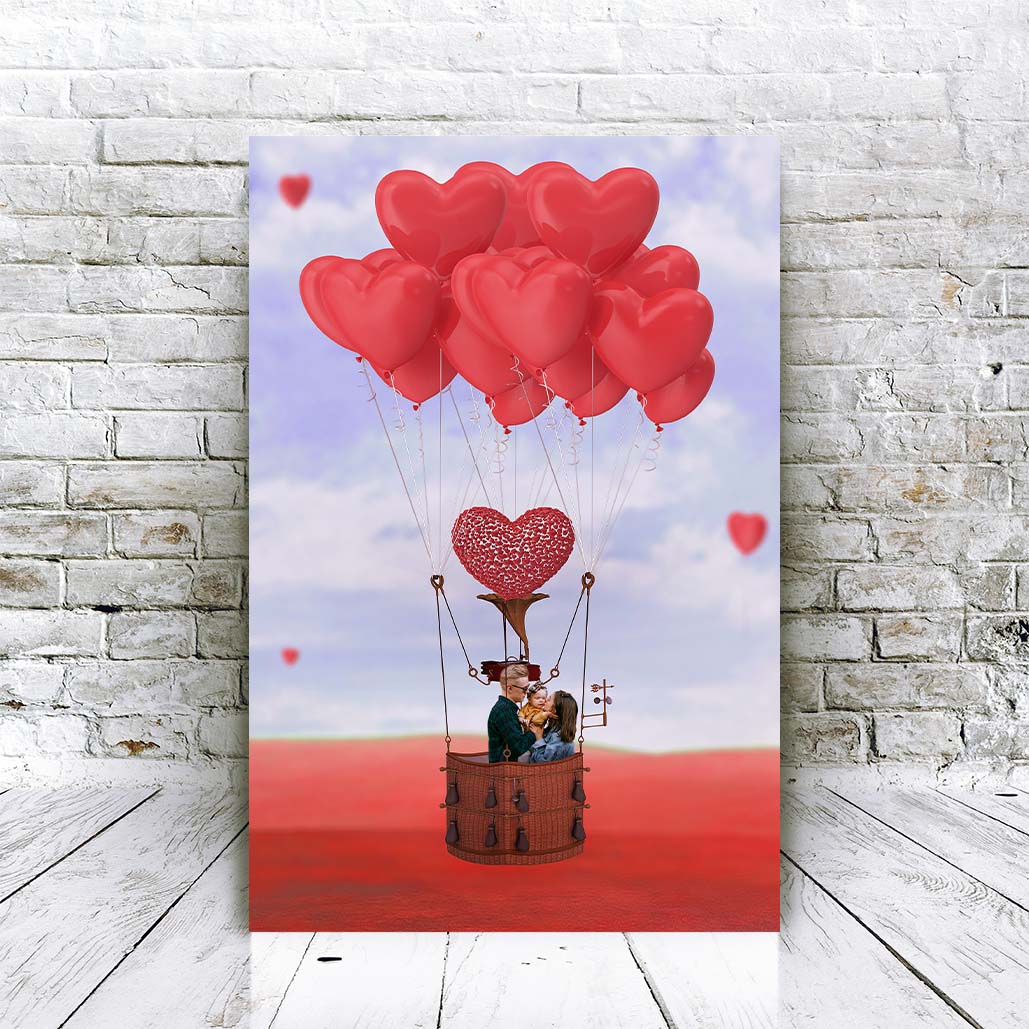 Valentine Balloon - Custom Portrait