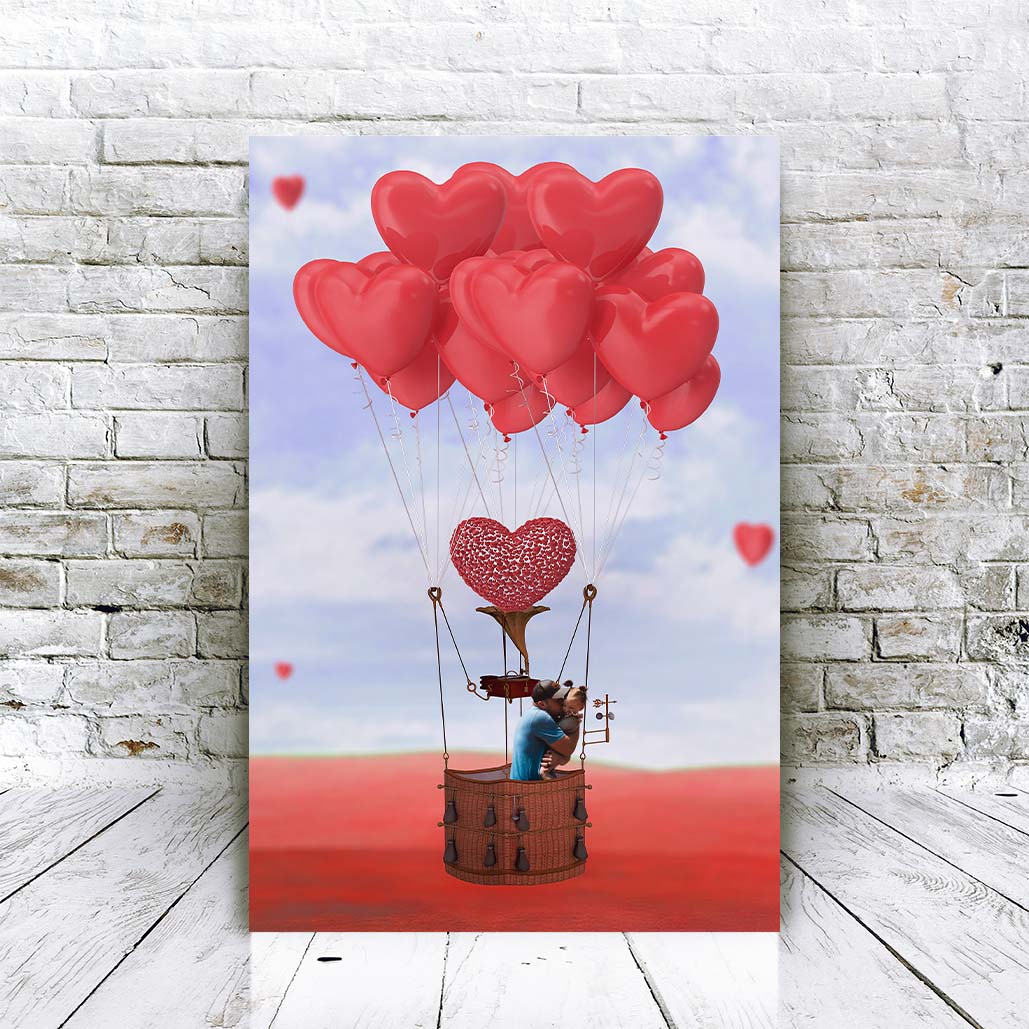 Valentine Balloon - Custom Portrait